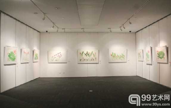 花若无人花寂寞——张杰绘画作品展现场