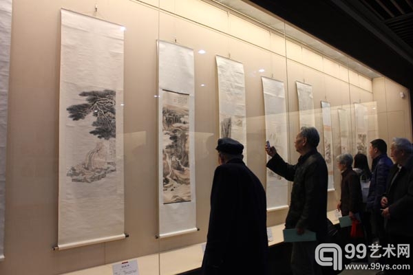 张大千辞世三十周年两岸纪念展现场