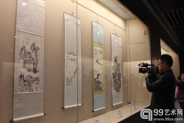 张大千辞世三十周年两岸纪念展现场