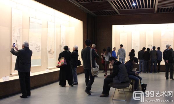 张大千辞世三十周年两岸纪念展现场