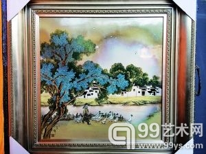翟荣伟瓷板画作品
