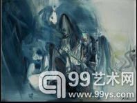 朱德群《无题》