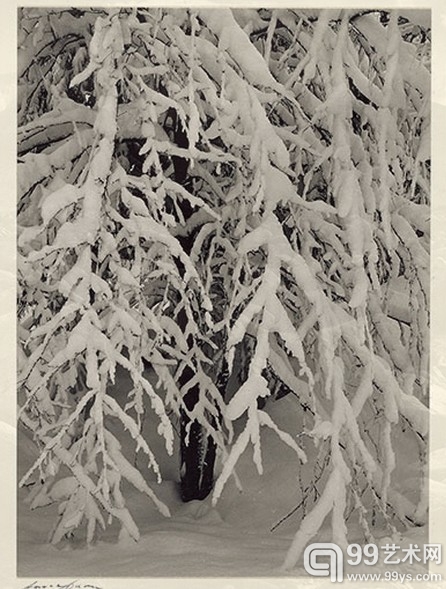 3.Yosemite Valley, Winter, 1943, Ansel Adams
