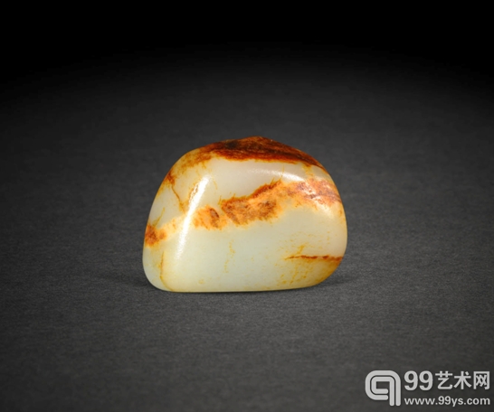 和田玉籽料原石5.0×3.7×2.7cm 111.8g 