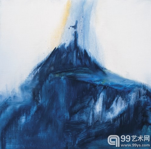 赵俊忠【灵已远离】  70x70cm  布面油画  2013