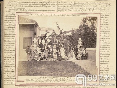 1879年，斯密斯夫妇家的假面舞会，广州，盖蒂研究院藏品