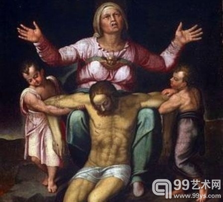 价值3亿美元米开朗基罗画作《圣母怜子》