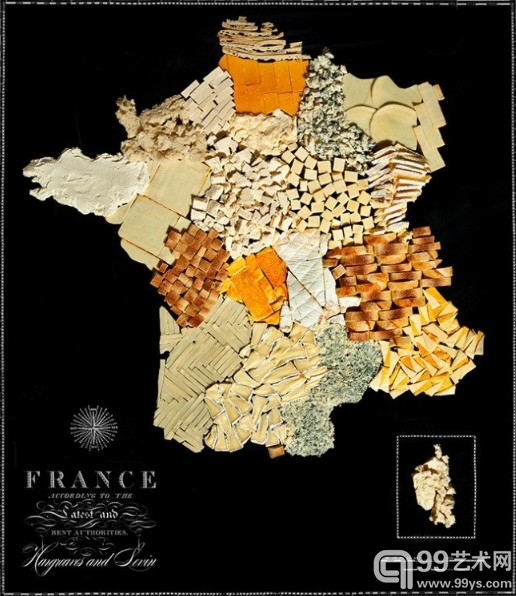 美摄影师打造精美世界食物地图