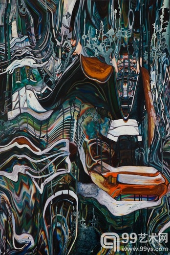 Before the Invention of Death (detail2), 2009-2010, Oil on Canvas, 200x600cm