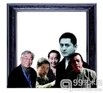 从左至右分别为：唐小禾、郭润文、程犁、曾梵志、尚扬