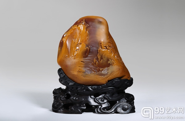 中国玉石雕刻大师陈孝贤金华玉云起仙乡