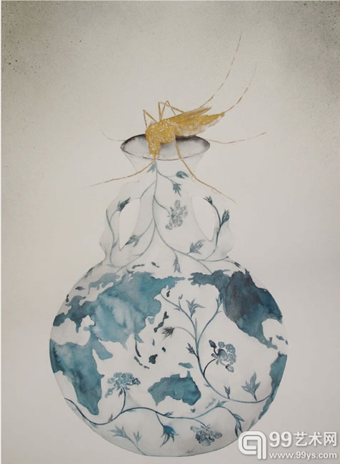 19.Huang Hankang ，"Blue and white porcelain" seduction, 2013