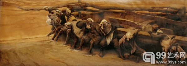 尚扬《黄河船夫》