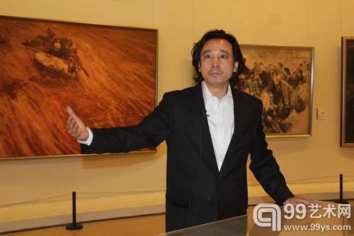 中央美院附中院长马刚介绍展览