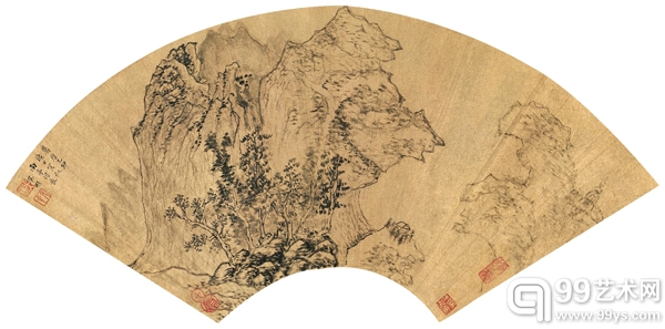 吴彬(明)秋岭新晴