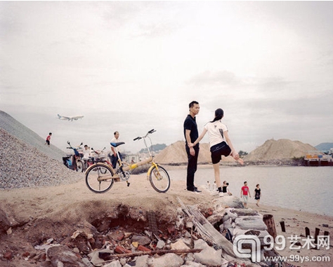 张晓，海岸线-No.14，2009