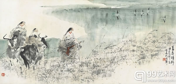 王明明 b.1952《暮春晴野》