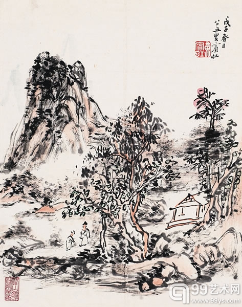 黄宾虹（1865-1955）高会图