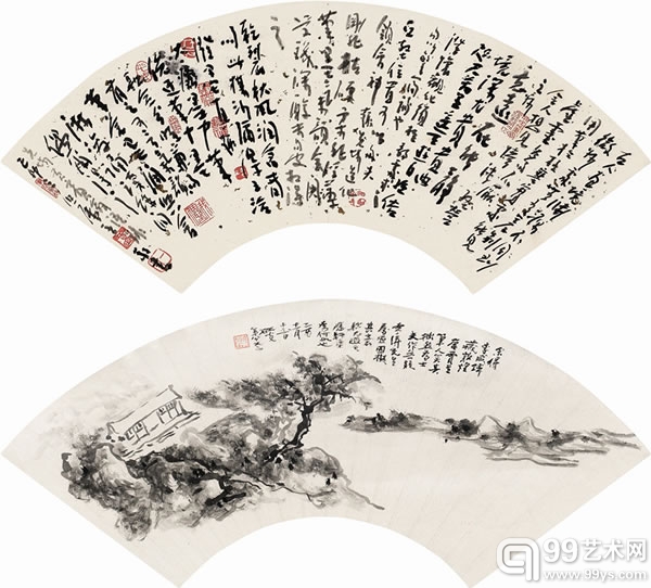 黄宾虹（1865～1955）  秋江图 