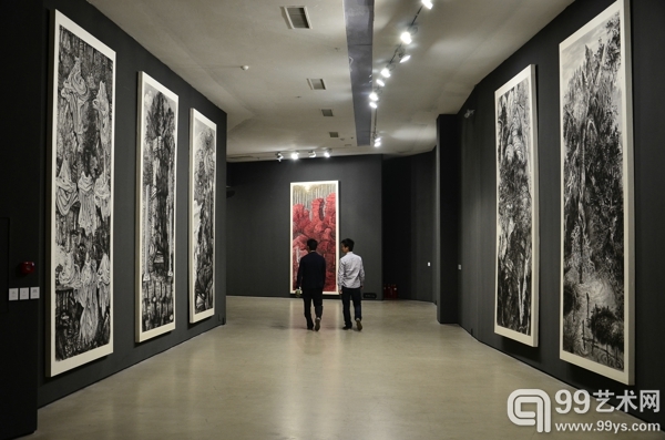 侯拙吾作品展展览现场