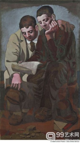《读信》巴勃罗·毕加索184cm×105cm布面油画1921年毕加索博物馆藏