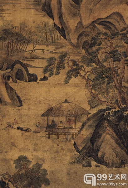 【明】唐寅（1470-1523）买鱼图