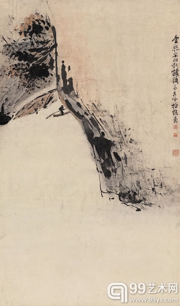 【清】高其佩（1672-1734）武陵渔翁图