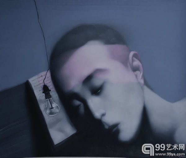 张晓刚 失忆与记忆8号 110x130 布面油画 2007