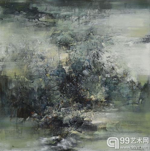 侠气峥嵘 布面油画 140x140 2013