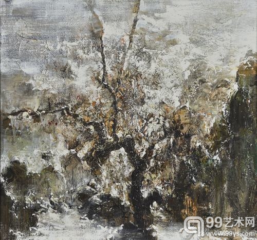欣欣向荣 布面油画 130 x 140 2013
