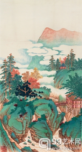 吴一峰(1907-1998) 峨眉牛心石