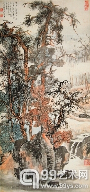 图3 署名陆俨少作品