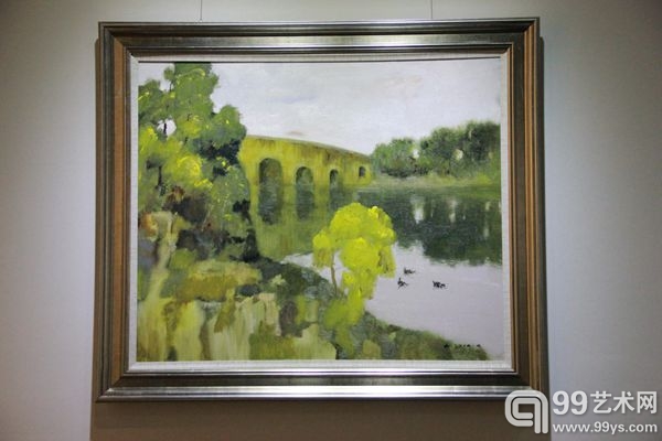 　图为陈和西梅溪湖写生作品
