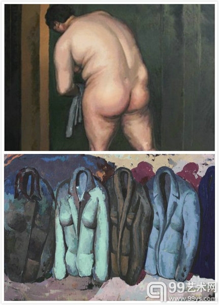 毕建业 胖子 布面油画 180×135 cm 2013
