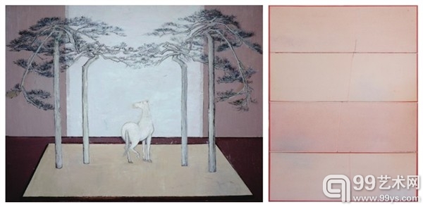 刘玉洁 双木图-1 布面油画 120×150cm 2014
