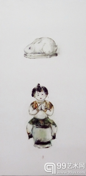 陈蔚_瓷02_布面油画_ 80x40cm _2012#066B