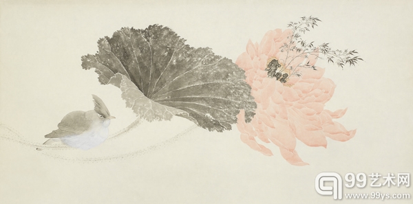 妙法莲华之7-纸本水墨+-66cm×33cm
