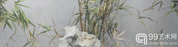 冷军_香风_ 40×150cm_布面油画_ 2014#D9D7