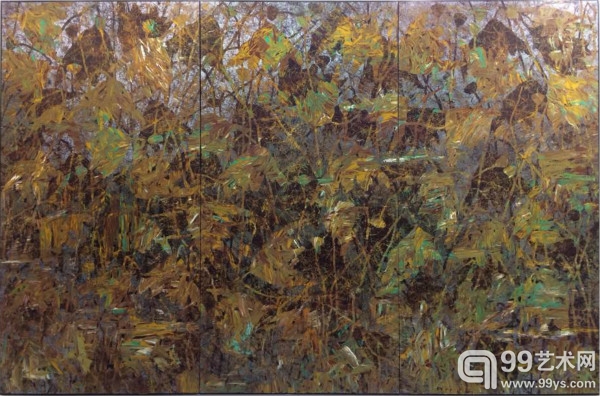 黄冠余油画作品
