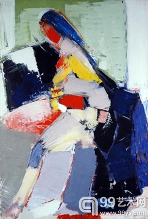 Portrait of Anne  Nicolas De Stael  1953年