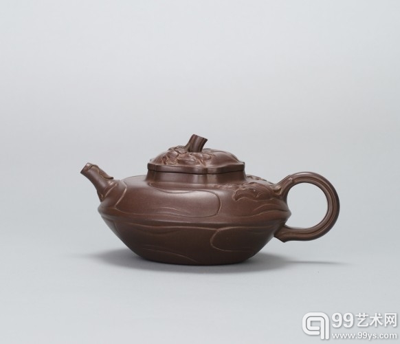 清  陈伯芳  风卷葵壶