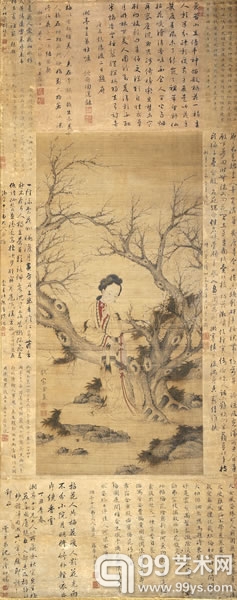余集 (1738－1823)  仕女图