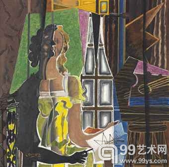 乔治布拉克 《模特》