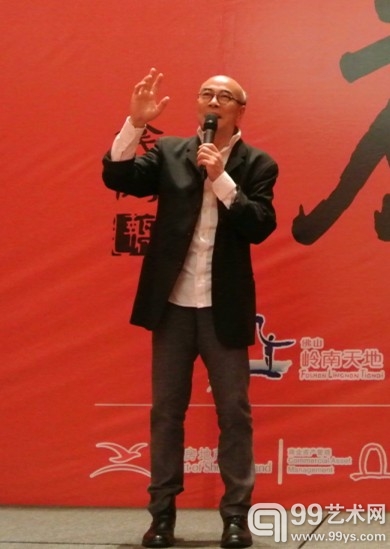 谷文达介绍说：“《孝道》，旨在通过艺术的力量弘扬中华民族‘以孝为先’的优秀传统美德。