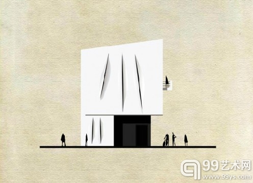当艺术遇上建筑：插画家将艺术大师风格融入建筑