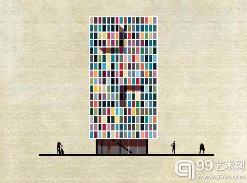 当艺术遇上建筑：插画家将艺术大师风格融入建筑