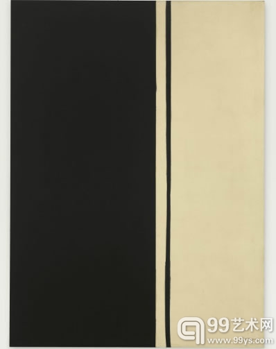 巴尼特·纽曼（Barnett Newman）的《Black Fire I》