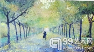 郑洙哲作品 《恋曲》 160cm×90cm 2011年