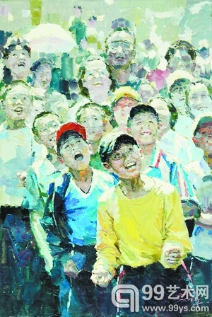 金永哲作品 《胜利在握》 115cm×78cm 2013年