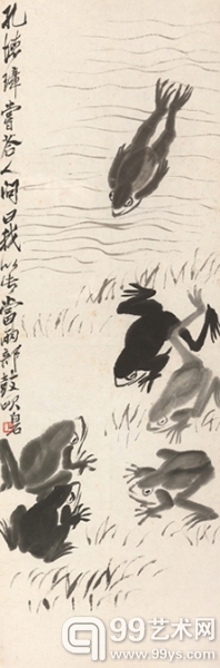 lot1246 齐白石(1863-1957) 蛙趣